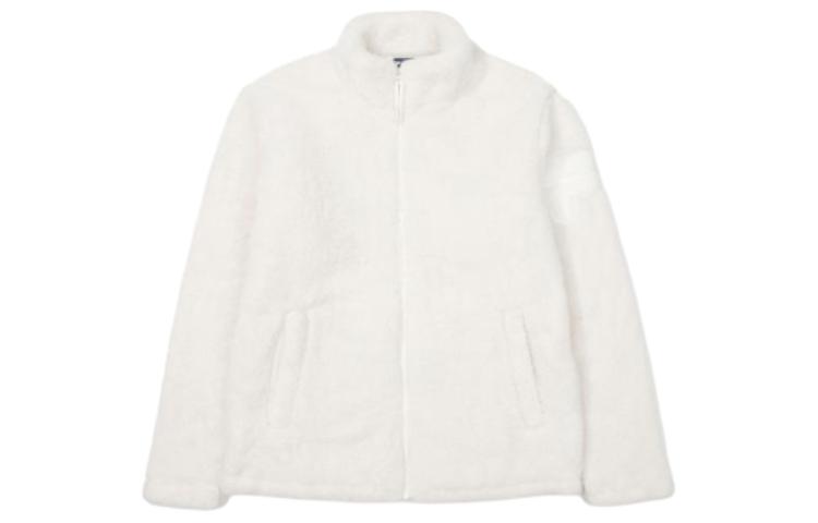 FILA White Polar Fleece Zip-Up Stand Collar Jacket FS2PLF4101X-SAD