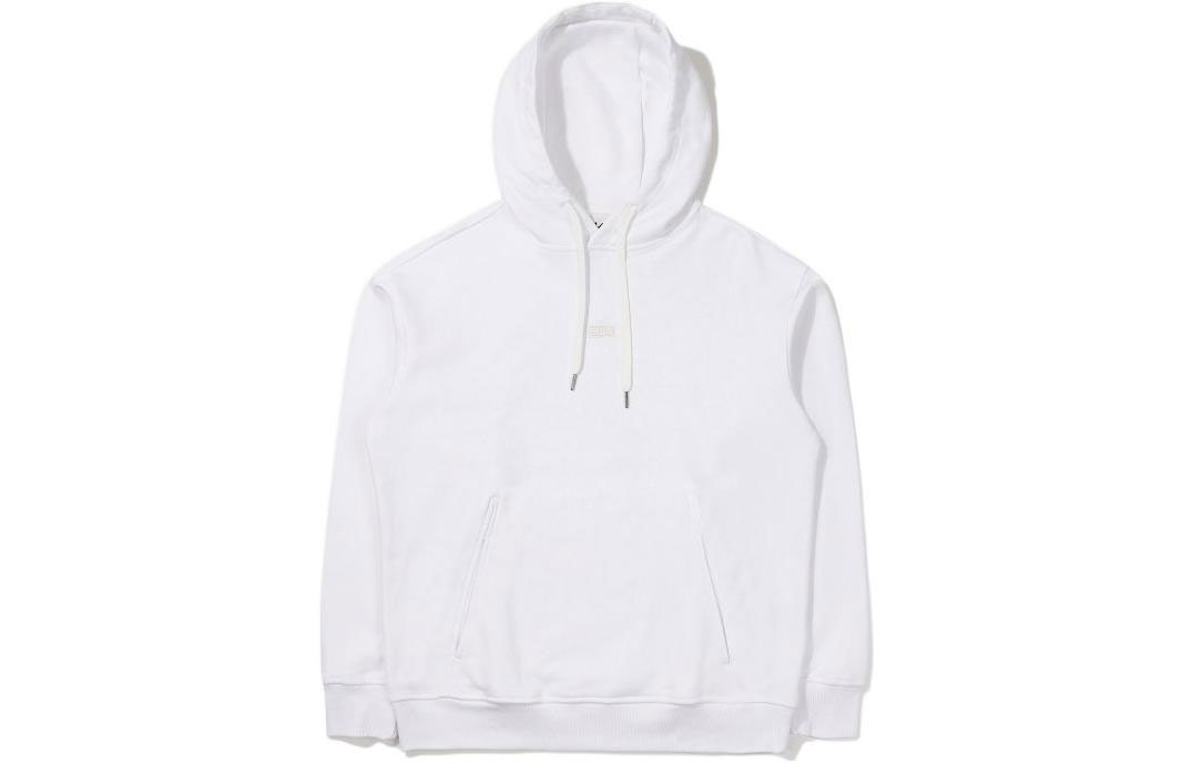 FILA White Solid Pullover Hoodie FS2POE1102X-WHI