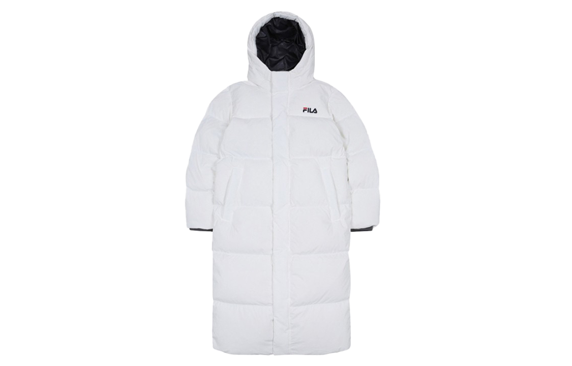 FILA White Unisex Windproof Down Jacket for Couples FS2DJB4003X-OWH 圖 2