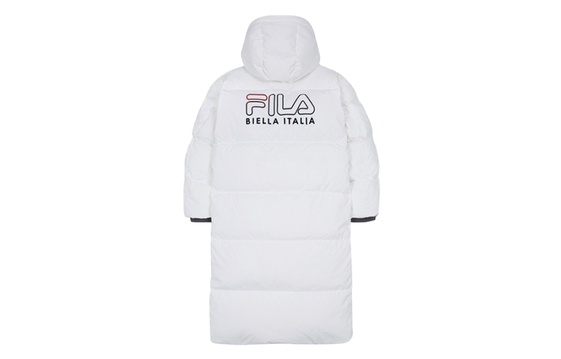 FILA White Unisex Windproof Down Jacket for Couples FS2DJB4003X-OWH 圖 3