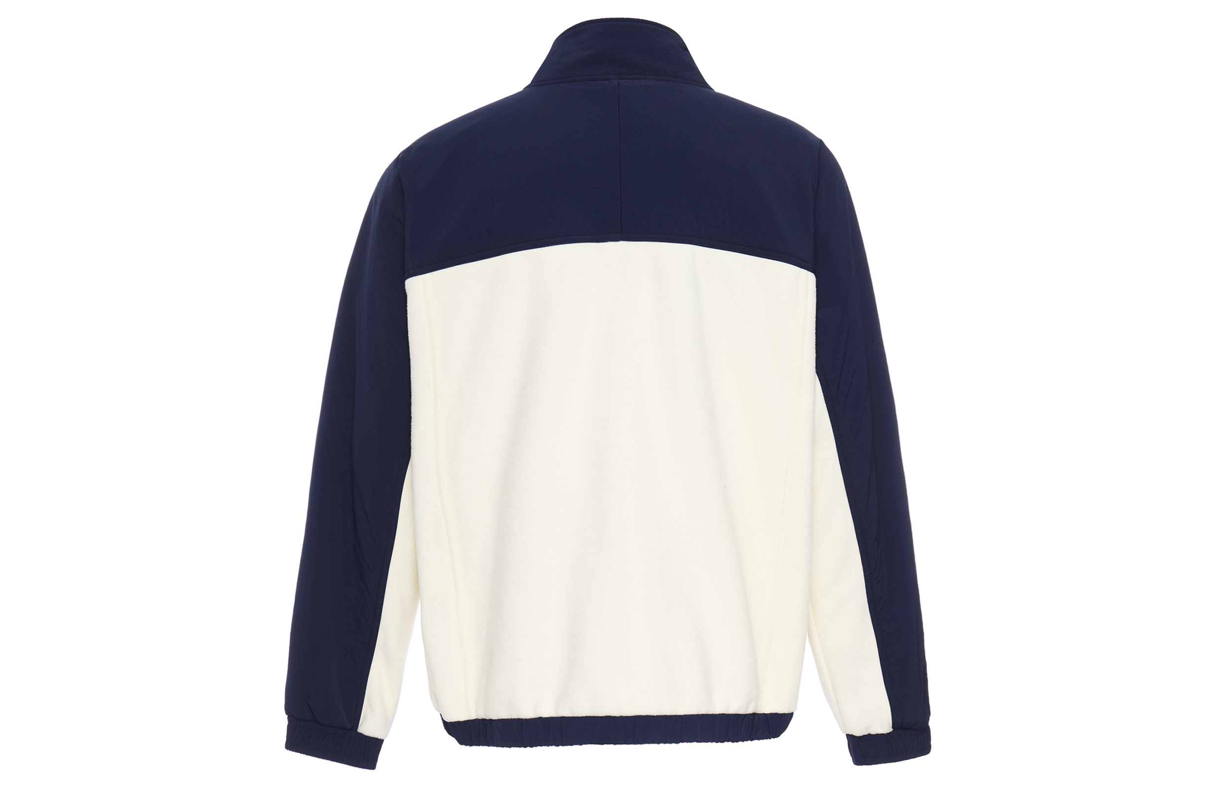 Lookbook FILA 白色復古運動拉鍊外套 立領長袖款 F21MH041-077