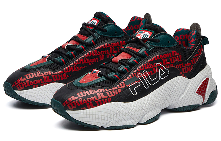 Lookbook FILA Wilson x Ade /Rood/Groen ''Zwart'' F12M041125FBA