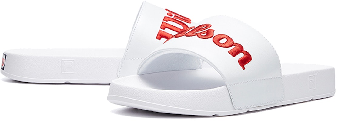 FILA Wilson X Fht 系列运动拖鞋 白色 F12M034601FWT Lookbook FILA Wilson X Fht 系列运动拖鞋 白色 F12M034601FWT