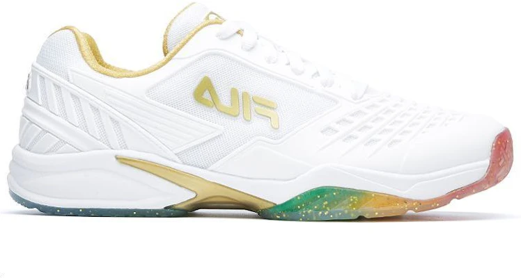 FILA Wilson X FpfSeries Baskets Blanc/Or A12M032312FFW Order FILA Wilson X FpfSeries Baskets Blanc/Or A12M032312FFW