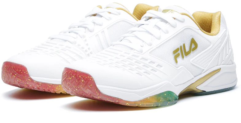 FILA Wilson X FpfSeries Baskets Blanc/Or A12M032312FFW Lookbook FILA Wilson X FpfSeries Baskets Blanc/Or A12M032312FFW