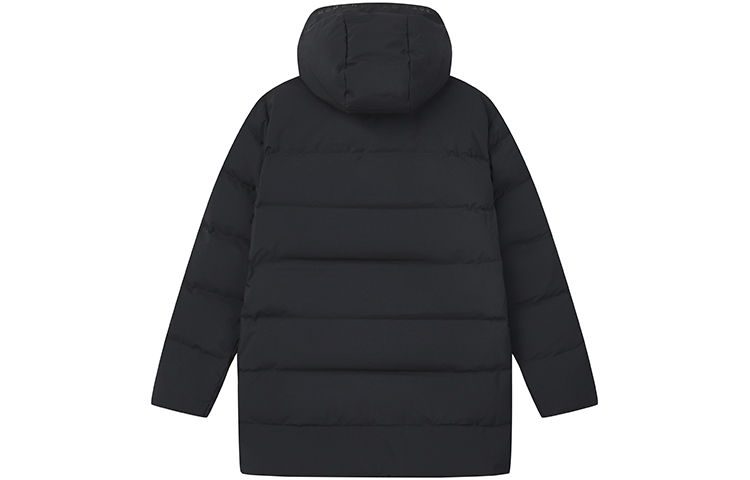 Lookbook Chaqueta Larga con Capucha Resistente al Viento FILA - Azul Leyenda. F11M141914F-NV