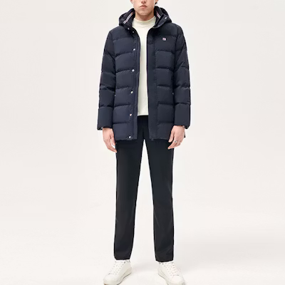 Chaqueta Larga con Capucha Resistente al Viento FILA - Azul Leyenda. F11M141914F-NV Shop Chaqueta Larga con Capucha Resistente al Viento FILA - Azul Leyenda. F11M141914F-NV