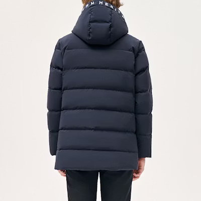 Chaqueta Larga con Capucha Resistente al Viento FILA - Azul Leyenda. F11M141914F-NV Details for Chaqueta Larga con Capucha Resistente al Viento FILA - Azul Leyenda. F11M141914F-NV