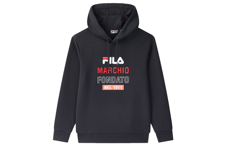 FILA Windproof Pullover Hoodie - Legendary Blue F51M048206FNV