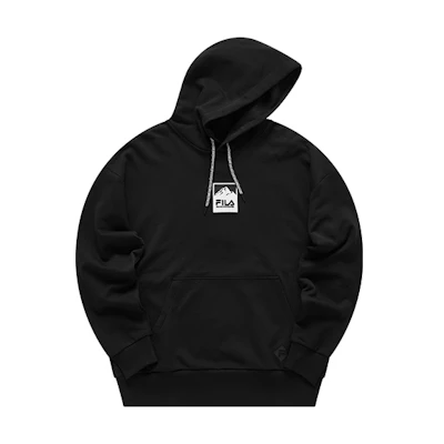 FILA WM Baishan Logo Pullover Hoodie Black T11M047202F-BK