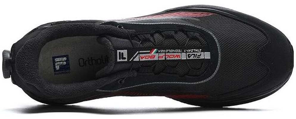 FILA斐樂 Wolf Boa We 減震防滑耐磨 低幫 跑步鞋 黑 Order FILA斐樂 Wolf Boa We 減震防滑耐磨 低幫 跑步鞋 黑