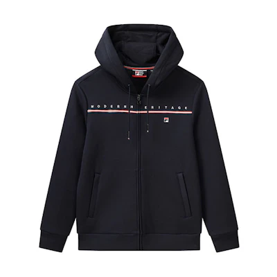FILA 31 Phillip Lim Blue Logo Knit Hoodie Jacket Collaboration F11M111504F-NV