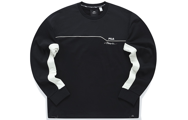 FILA 31 Phillip Lim Colorblock Logo Crewneck Sweatshirt Edition F11M146203F-BK