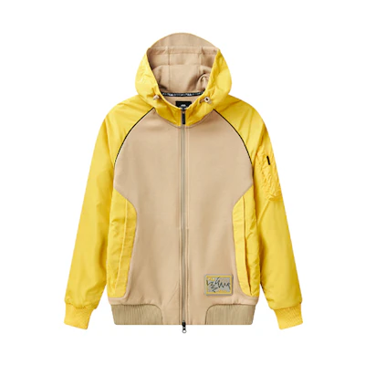 FILA 31 Phillip Lim Colorblock Zip Hoodie Jacket Light Brown F11M116702F-BG