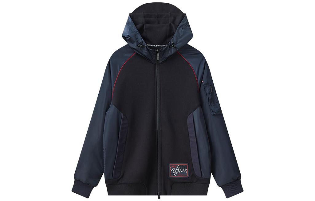 FILA 31 Phillip Lim Colorblock Zip Hoodie Jacket - Legend Blue F11M116702F-BK