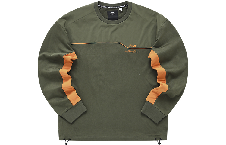 FILA 31 Phillip Lim Logo Print Colorblock Crewneck Sweatshirt Men F11M146203F-DR