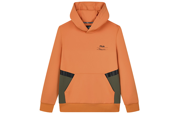 FILA 31 Phillip Lim Logo Print Colorblock Hoodie F11M146204F-OR
