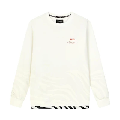 FILA 31 Phillip Lim Logo Print Crewneck Sweatshirt F11M136203F-WT