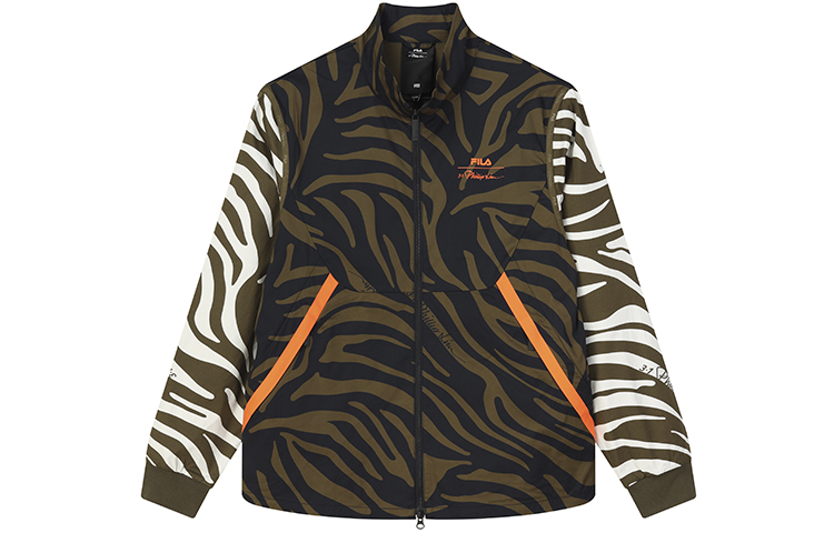 FILA 31 Phillip Lim Retro Track Jacket Black Iridescent for Men F11M136702F-NV