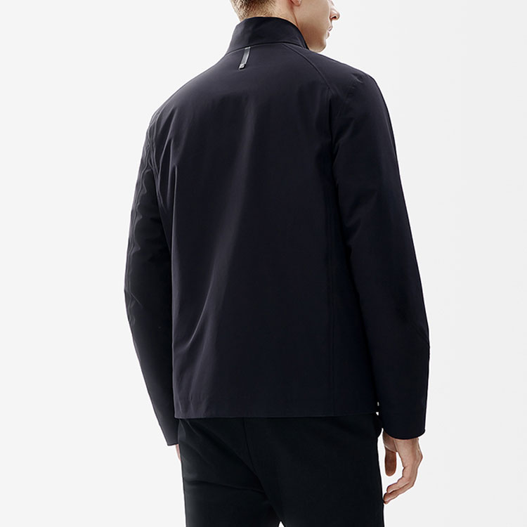 Details for FILA x  Casual Simple Warm Solid Black Puffer Jacket. F11M242903F-BK