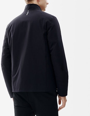 FILA x Casual Simple Warm Solid Black Puffer Jacket. F11M242903F-BK Details for FILA x Casual Simple Warm Solid Black Puffer Jacket. F11M242903F-BK