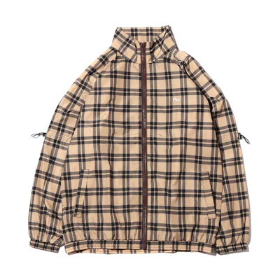 FILA Ami Atmos Plaid Track Jacket Khaki Unisex Casual Sportswear FM9735-03