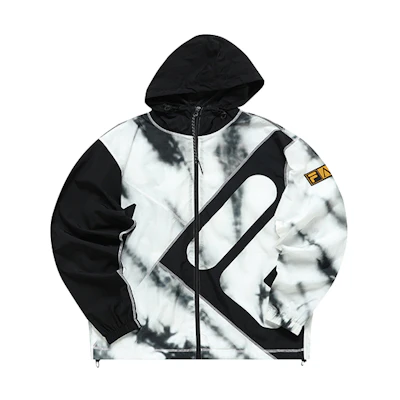 FILA Aries Logo Hooded Woven Jacket Unisex Black T11U218702F-BK