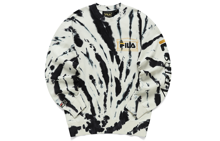 FILA Aries Pullover Sweatshirt White - Casual Breathable Unisex Style T11U218201FWT