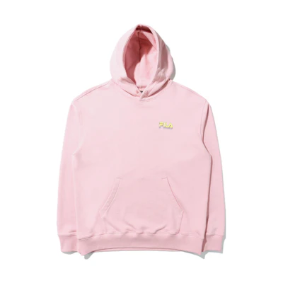 FILA BTS Pink Hoodie with Back Print for Men FS2POD4B02X-PEL