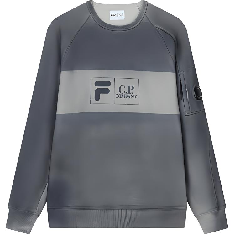 FILA C.P. Company Logo Graphic Crewneck Sweatshirt Grey () A11M149205F-ZB