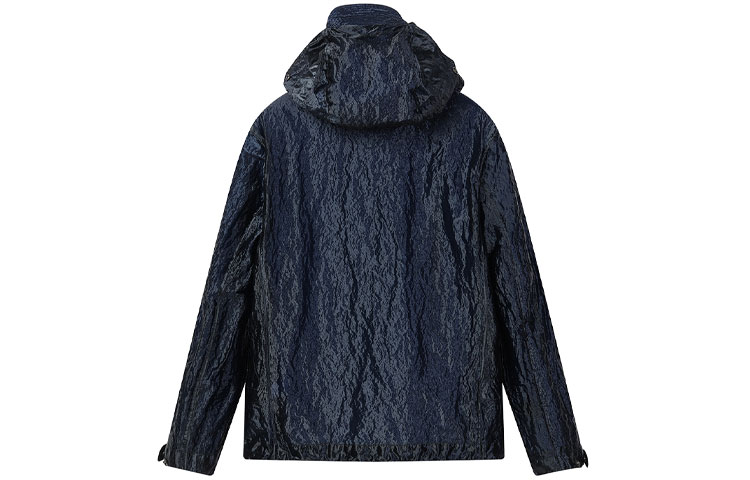 Lookbook FILA x C.P. Company Navy Water-Resistant Fleece Jacket with Detachable Lining. A11M149700F-NV