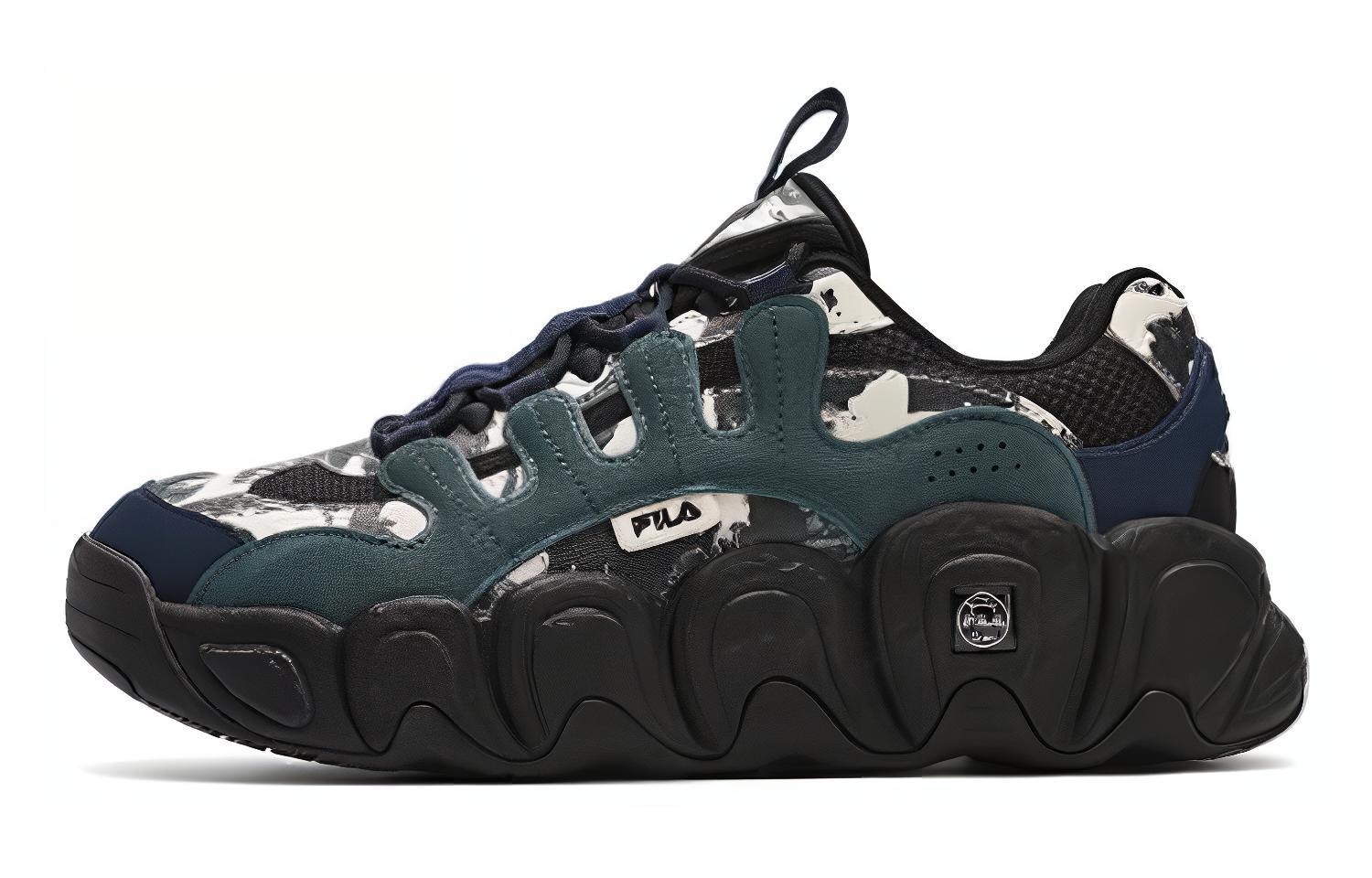 FILA x CROISSANT ETUDES Chunky Sneakers 'Green Black' F12M342113FBU