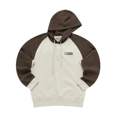 FILA FACETASM Hoodie Beige Apricot Fashion Streetwear T11M337203F-BG