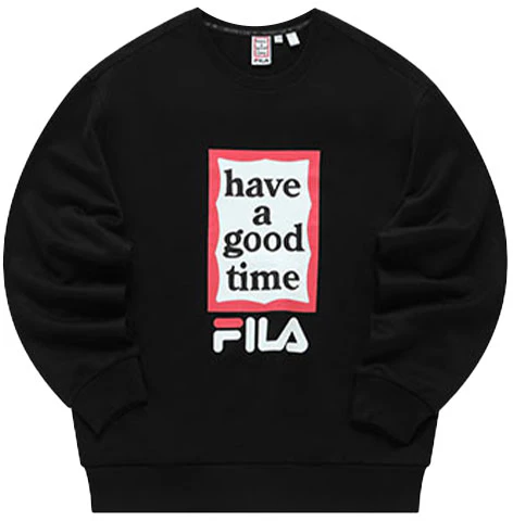 fila-x-have-a-good-time-logo-print-crewneck-sweatshirt-black-unisex-f11-u149204-f-bk