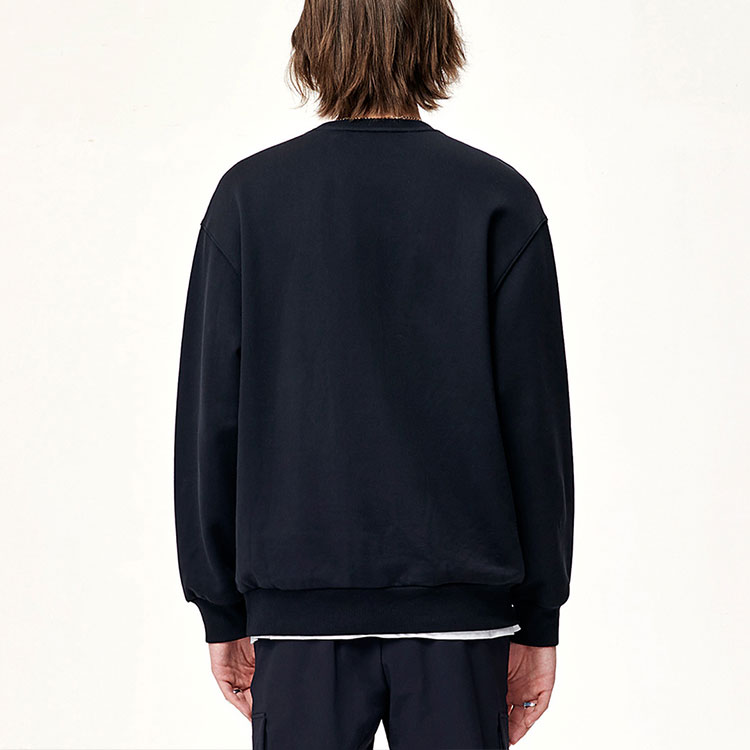 Purchase FILA 聯名 Have A Good Time 黑色Logo印花圓領衛衣 男女款 F11U149204F-BK