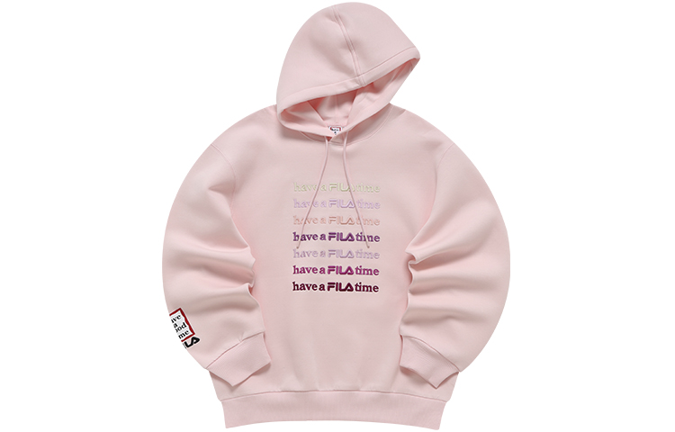 FILA Have A Good Time Year of the Tiger Pink Hoodie Unisex Couple's Edition F11U219202F-PK