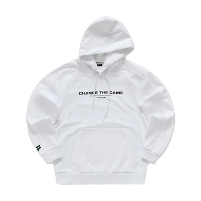 FILA Knit Hoodie Basic Fleece White Unisex T11M341212F-WT