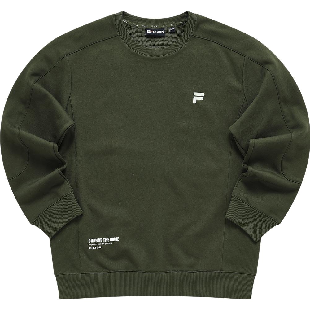 FILA Knit Pullover Sweatshirt Casual Fashion - Cool Green T11M341204FGN