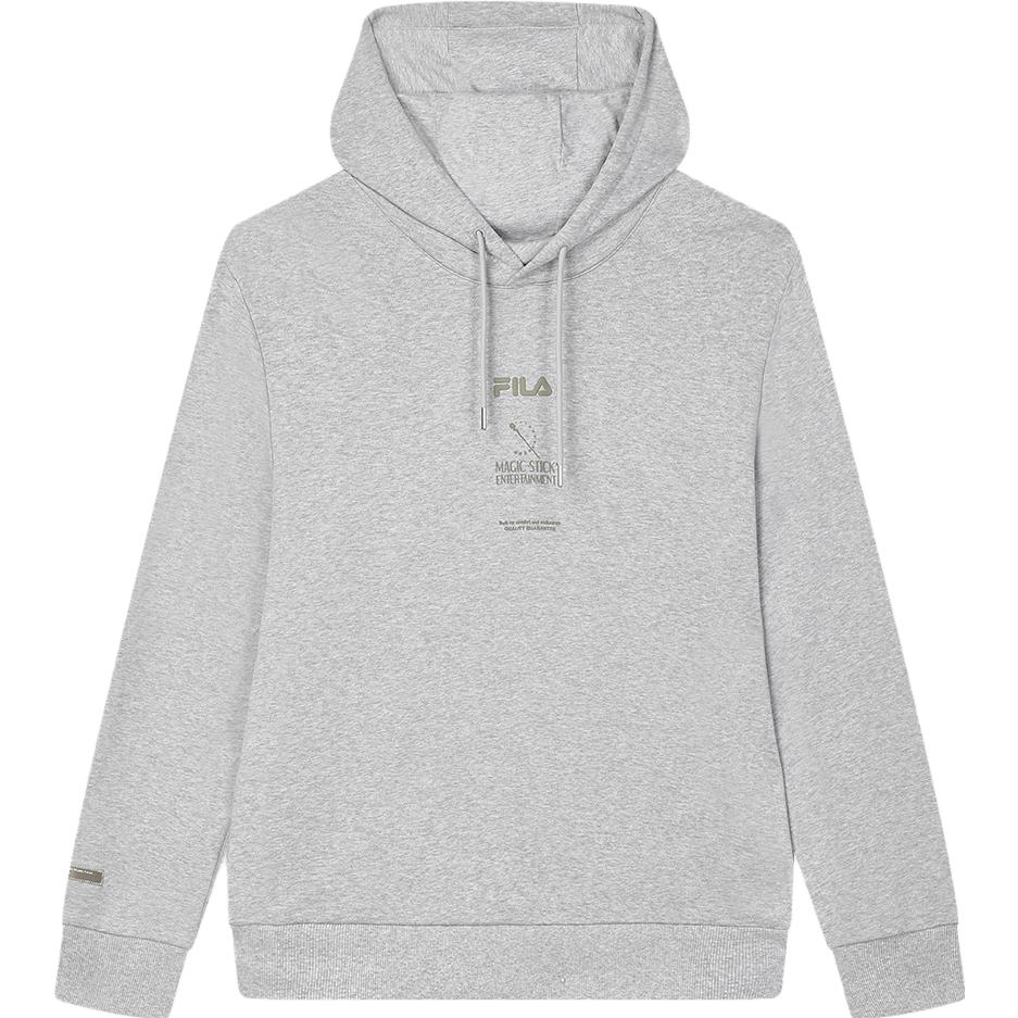 FILA MAGIC STICK Knit Cotton Hoodie Ash Gray F11M339207F-MG