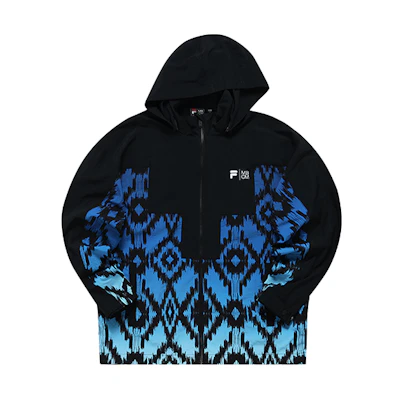 FILA Marcelo Burlon Colorblock Woven Jacket Deep Black T11M229705F-BK