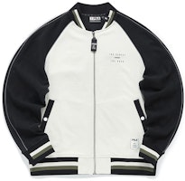 FILA x Mihara Colorblock Logo Zip Knitted Sweater White - F11M143501F-IV FILA x Mihara Colorblock Logo Zip Knitted Sweater White - F11M143501F-IV