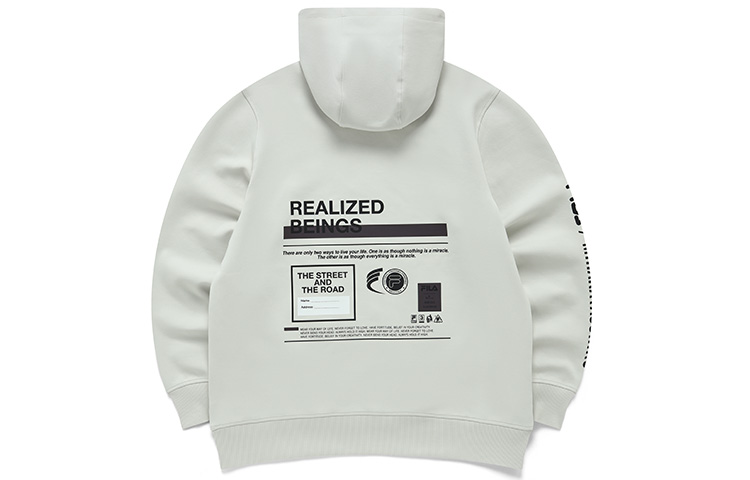 FILA Mihara Yasuhiro Antelope White Hoodie with Back Print Design F11M143208F-IV 圖 2