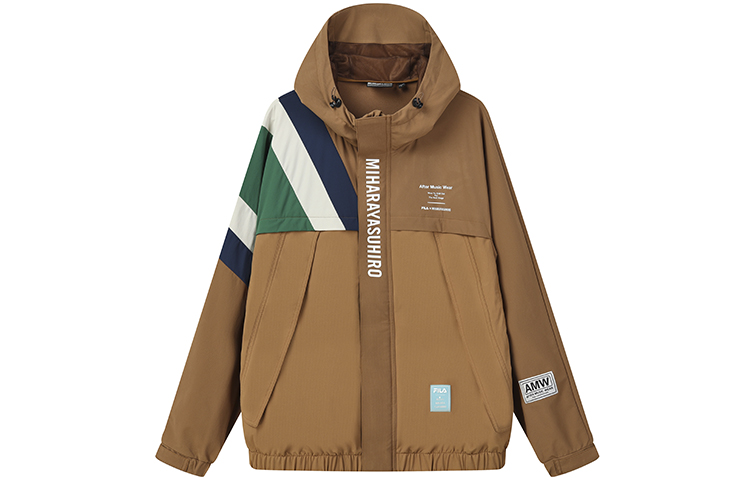 Order Chaqueta Deportiva Casual Tejida FILA x MIHARA YASUHIRO Marrón/Castaño F11M133702F-BN