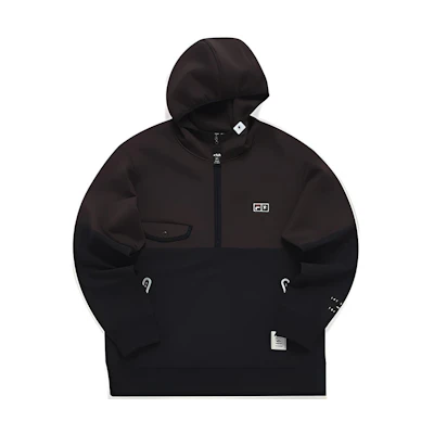 FILA Mihara Yasuhiro Colorblock Half-Zip Hoodie Jacket - Hard Candy Color F11M143201F-PU