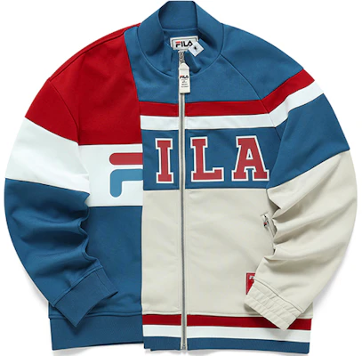 フィラ x ミハラヤスヒロ カラーブロック レトロ トラックジャケット コラボ F11M213503F-BG Buy フィラ x ミハラヤスヒロ カラーブロック レトロ トラックジャケット コラボ F11M213503F-BG