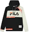 Buy FILA x MIHARA YASUHIRO 字母印花拼色连帽衫 黑色 F11M233201F-BK