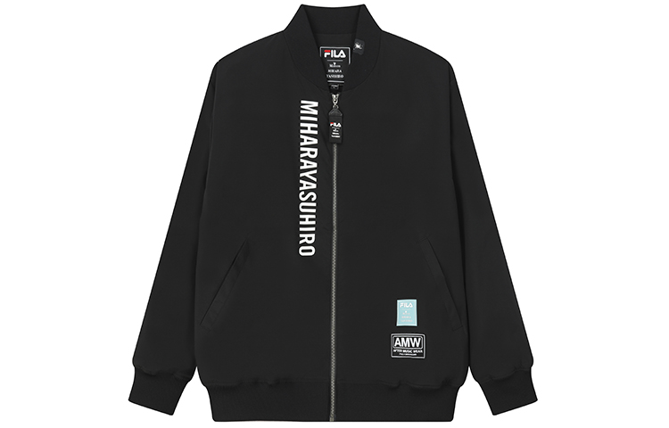 FILA Mihara Yasuhiro Logo Casual Woven Jacket Black Edition F11M133704F-BK 圖 3