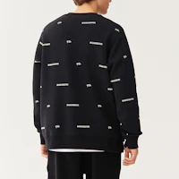 Details for FILA x Mihara Yasuhiro Logo Print Oversized Pullover Sweatshirt Black F71M118205F-BK