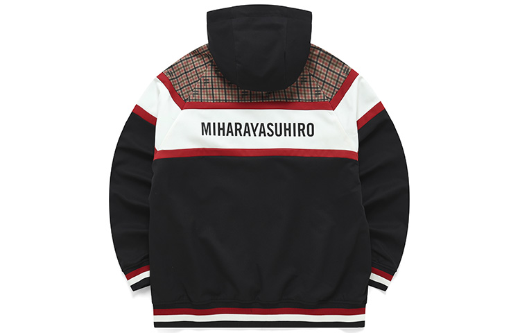 FILA MIHARA YASUHIRO Logo Printed Colorblock Hoodie Jacket Black Men’s F11M213702F-BK 圖 3