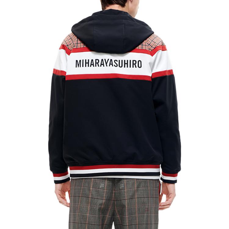 FILA MIHARA YASUHIRO Logo Printed Colorblock Hoodie Jacket Black Men’s F11M213702F-BK 圖 5